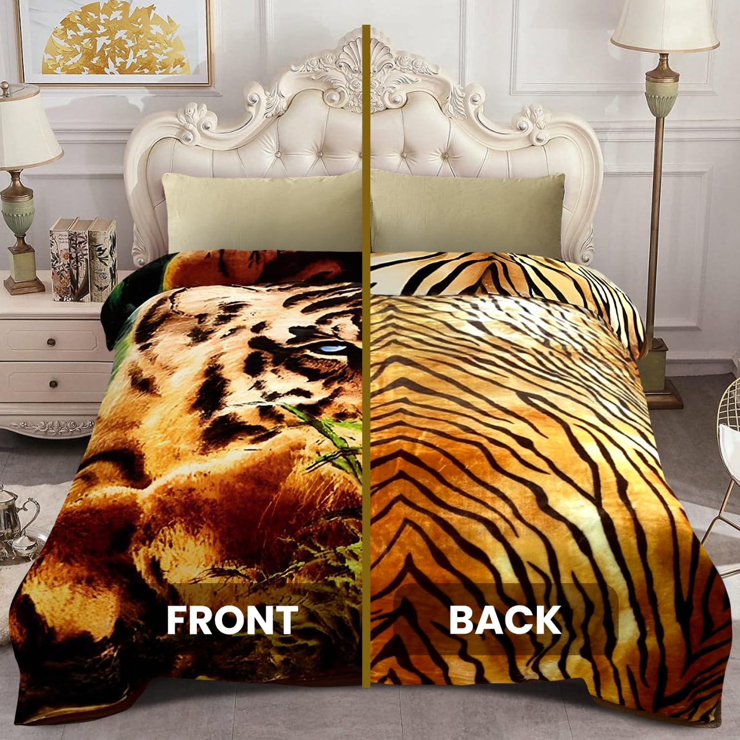 YHSF Korean Mink Blanket - 2 Ply Thick & Soft Reversible Printed